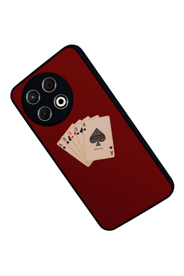 Tecno Spark 30 Pro Uyumlu Kart Tasarımlı Glossy Premium Kılıf