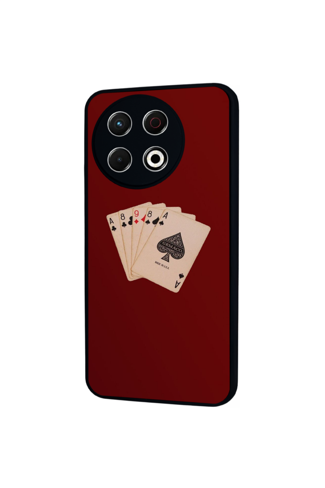 Tecno Spark 30 Pro Uyumlu Kart Tasarımlı Glossy Premium Kılıf