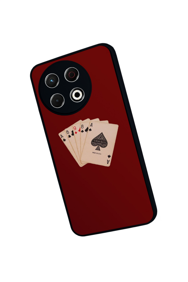 Tecno Spark 30 Pro Uyumlu Kart Tasarımlı Glossy Premium Kılıf