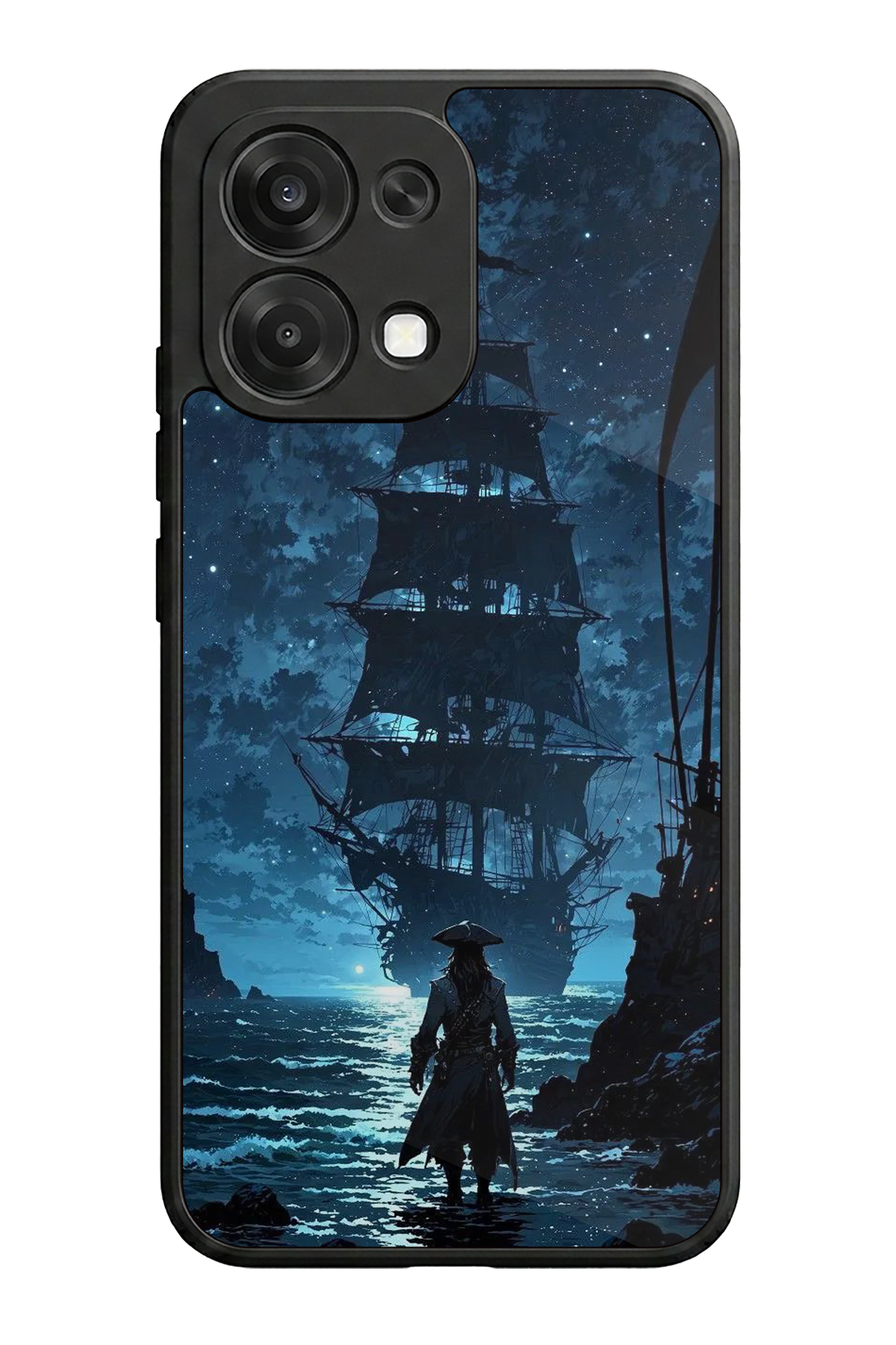 Oppo A6 Pro Uyumlu Korsan Tasarımlı Glossy Premium Kılıf