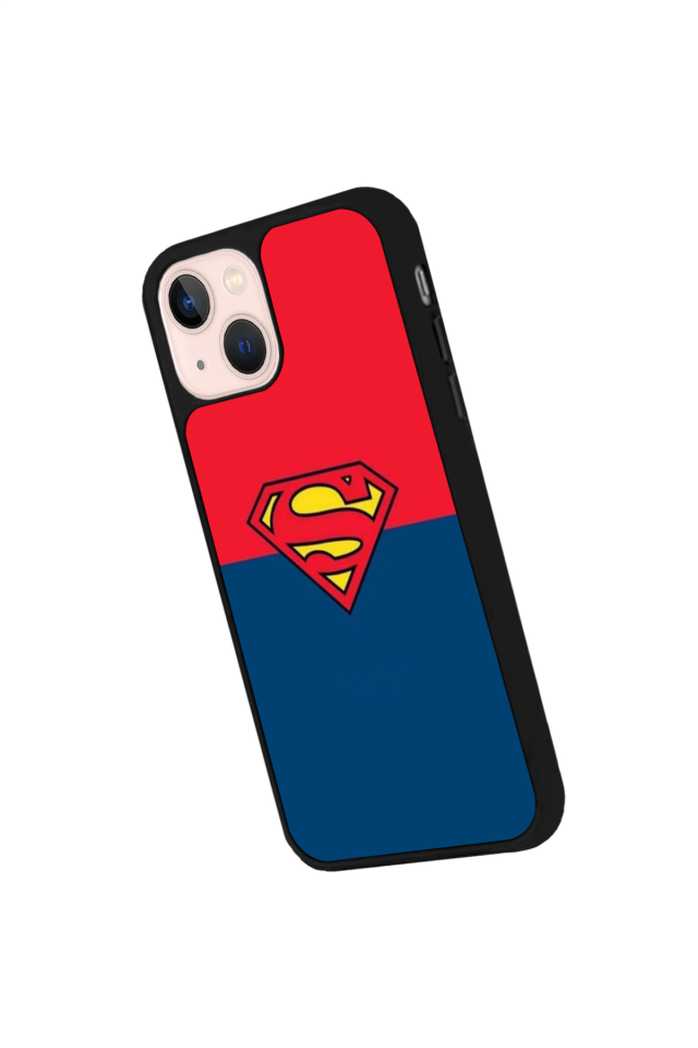 iPhone 13/14 Uyumlu Superman Tasarımlı Glossy Premium Kılıf