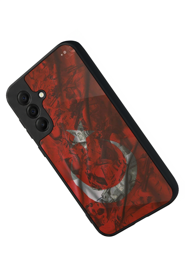 Samsung Galaxy A17 Uyumlu Türk Bayragi Tasarımlı Glossy Premium Kılıf