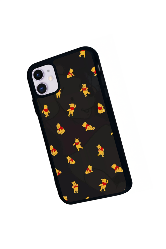 iPhone 11 Uyumlu Winnie Tasarımlı Glossy Premium Kılıf