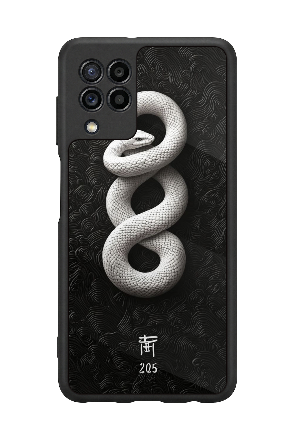 Samsung Galaxy M32 Uyumlu Yılan Tasarımlı Glossy Premium Kılıf