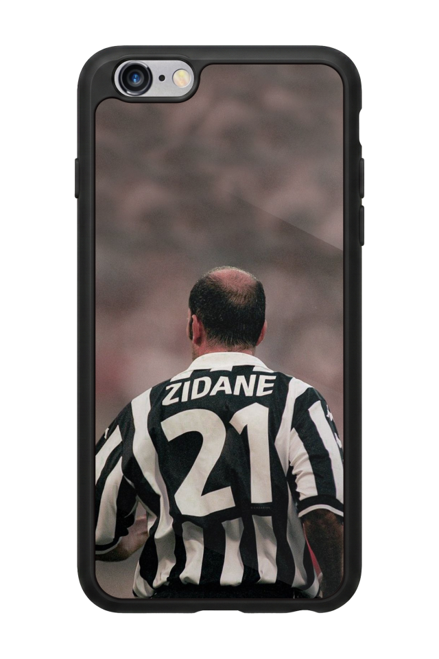 iPhone 6 Plus Uyumlu Zidane Tasarımlı Glossy Premium Kılıf