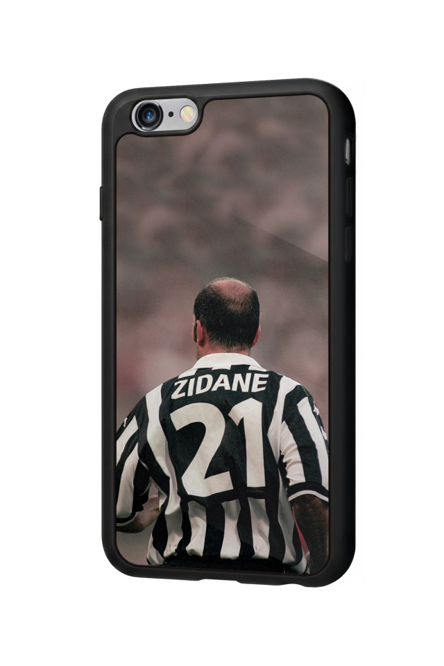 iPhone 6 Plus Uyumlu Zidane Tasarımlı Glossy Premium Kılıf