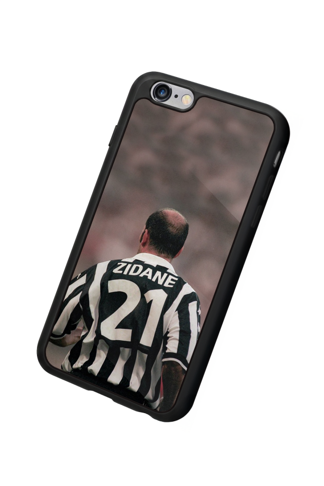 iPhone 6 Plus Uyumlu Zidane Tasarımlı Glossy Premium Kılıf