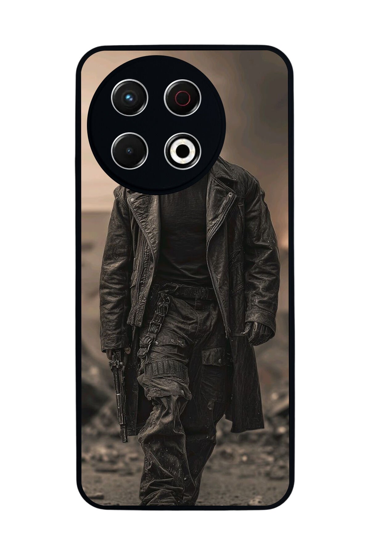 Tecno Spark 30 Pro Uyumlu Terminator Tasarımlı Glossy Premium Kılıf