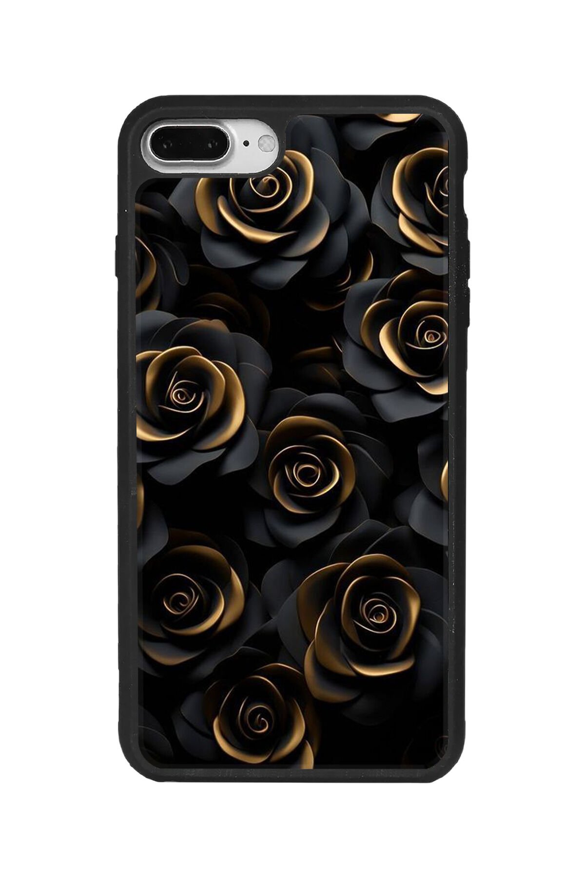 Apple iPhone 7 Plus Siyah Silikon Kılıf Çiziklere ve Darbelere Karşı Koruma