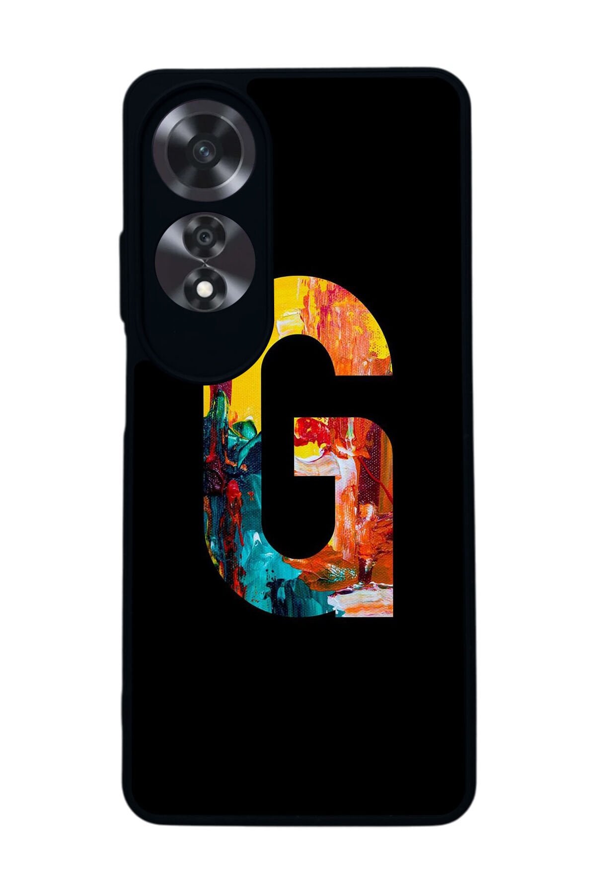 Oppo A60 Mat Siyah uyumlu Kılıf – Yumuşak Silikon, Koruyucu, Şok Emici Kapak