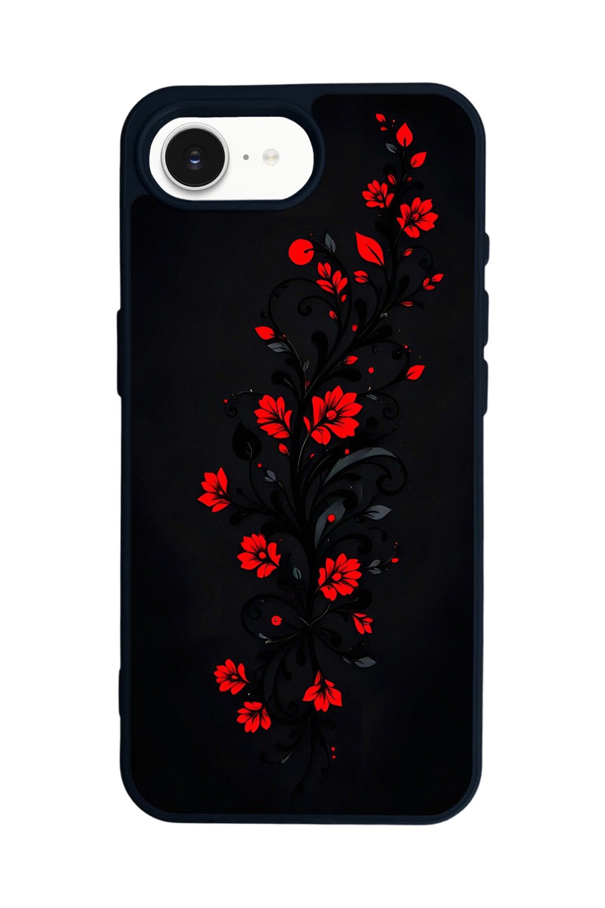iPhone 16E Uyumlu Floral Tasarımlı Glossy Premium Kılıf