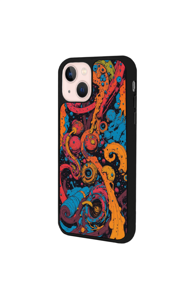 iPhone 15 Uyumlu Abstract Tasarımlı Glossy Premium Kılıf