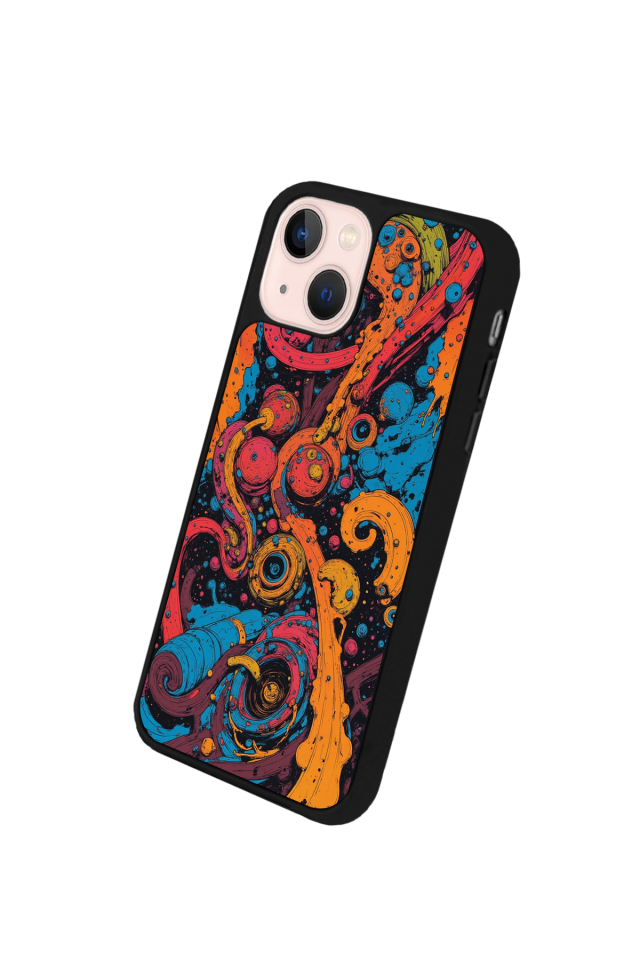 iPhone 15 Uyumlu Abstract Tasarımlı Glossy Premium Kılıf