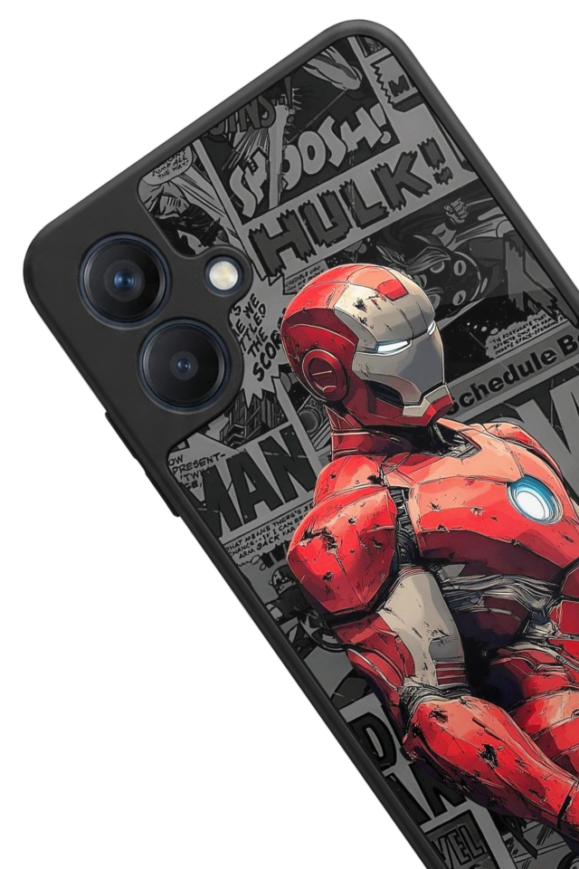 Samsung Galaxy A07 Uyumlu Iron Man ( Demir Adam ) Tasarımlı Glossy Premium Kılıf