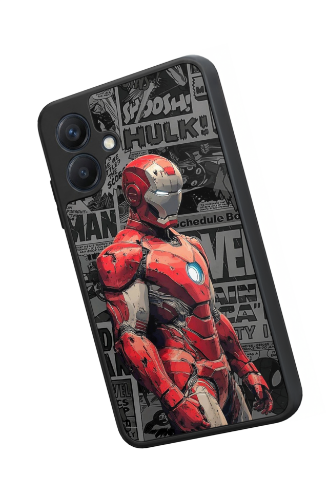 Samsung Galaxy A07 Uyumlu Iron Man ( Demir Adam ) Tasarımlı Glossy Premium Kılıf