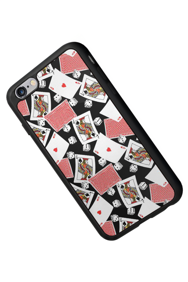 iPhone 6s Plus Uyumlu Kart Tasarımlı Glossy Premium Kılıf
