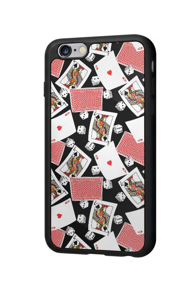 iPhone 6s Plus Uyumlu Kart Tasarımlı Glossy Premium Kılıf