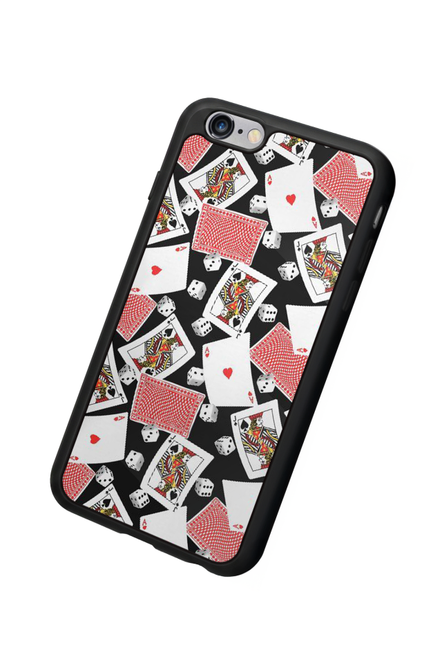 iPhone 6s Plus Uyumlu Kart Tasarımlı Glossy Premium Kılıf