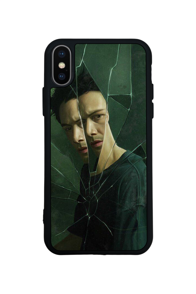 iPhone XS Max Uyumlu MatriiPhone XS Max Tasarımlı Glossy Premium Kılıf