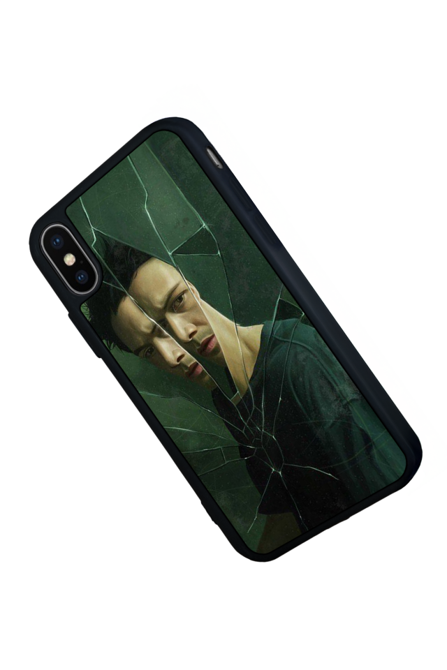 iPhone XS Max Uyumlu MatriiPhone XS Max Tasarımlı Glossy Premium Kılıf