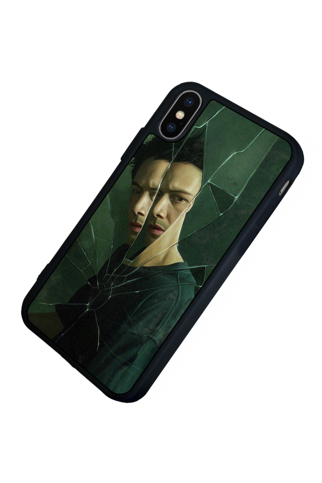 iPhone XS Max Uyumlu MatriiPhone XS Max Tasarımlı Glossy Premium Kılıf