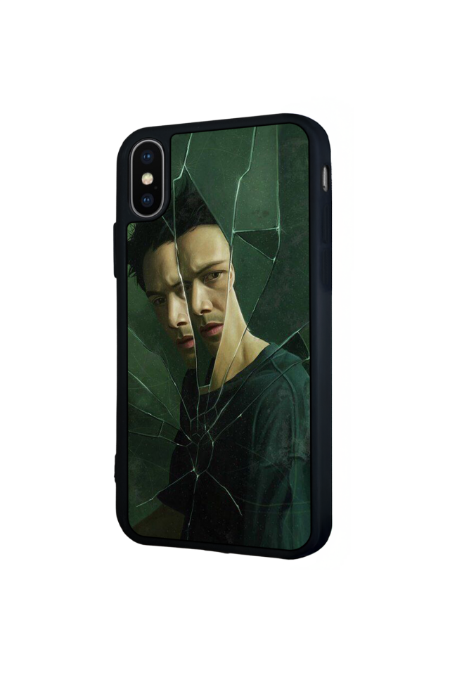 iPhone XS Max Uyumlu MatriiPhone XS Max Tasarımlı Glossy Premium Kılıf