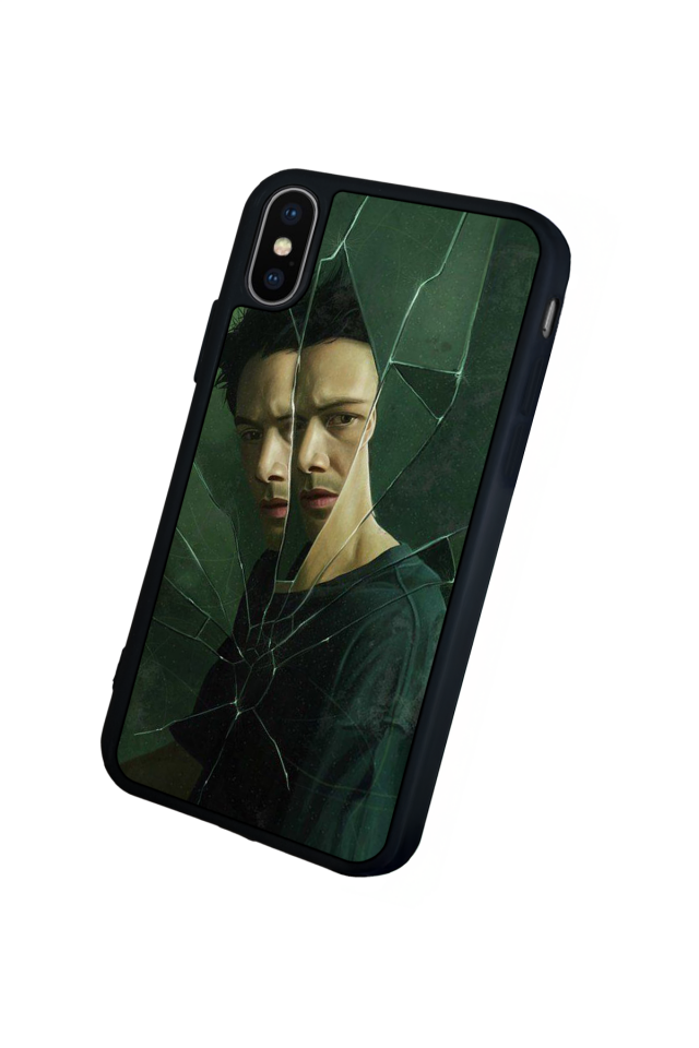iPhone XS Max Uyumlu MatriiPhone XS Max Tasarımlı Glossy Premium Kılıf