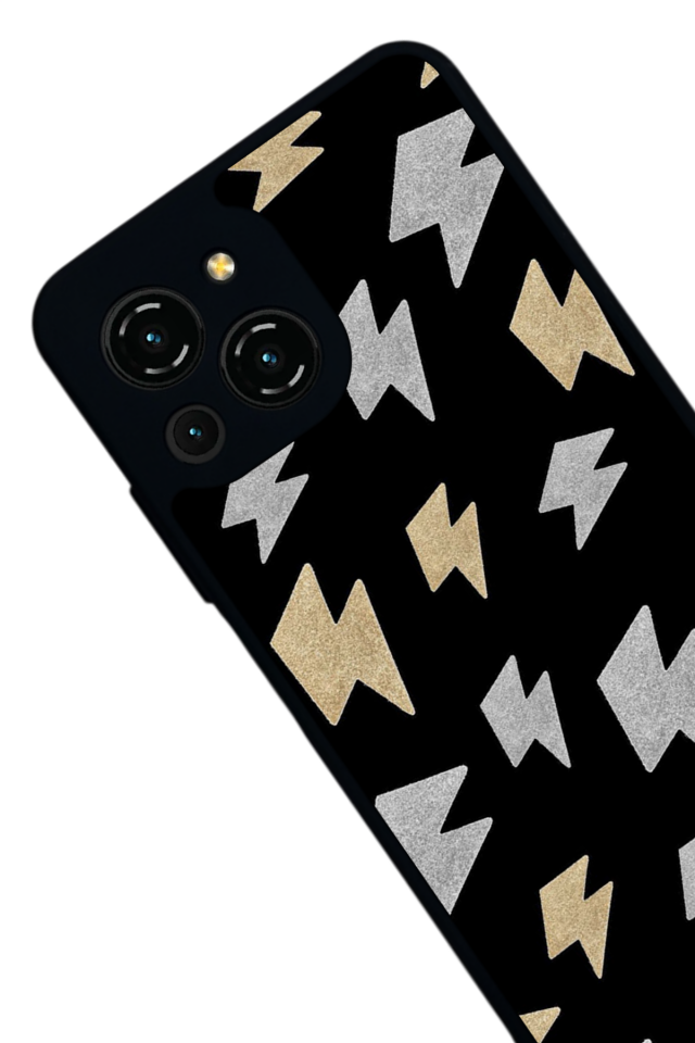 Reeder S23 Pro Max Uyumlu Simsek Tasarımlı Glossy Premium Kılıf