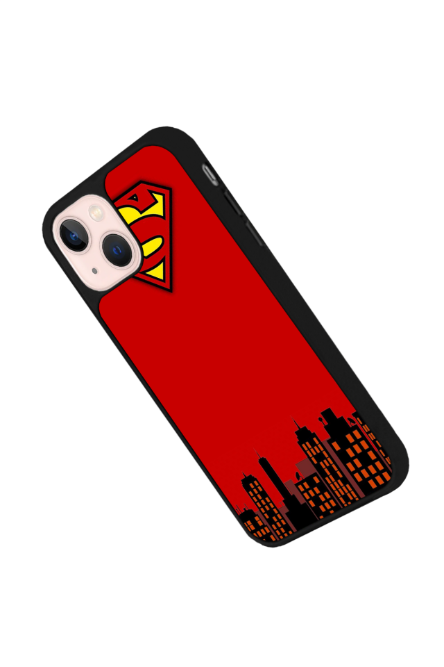 iPhone 13/14 Uyumlu Superman Tasarımlı Glossy Premium Kılıf