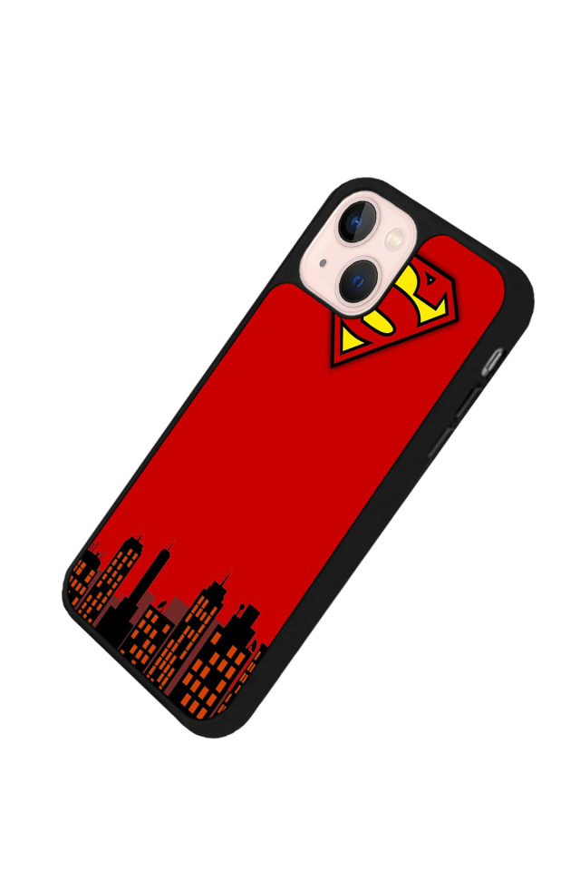 iPhone 13/14 Uyumlu Superman Tasarımlı Glossy Premium Kılıf