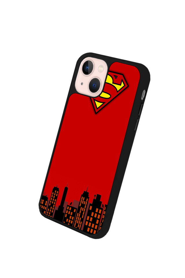 iPhone 13/14 Uyumlu Superman Tasarımlı Glossy Premium Kılıf