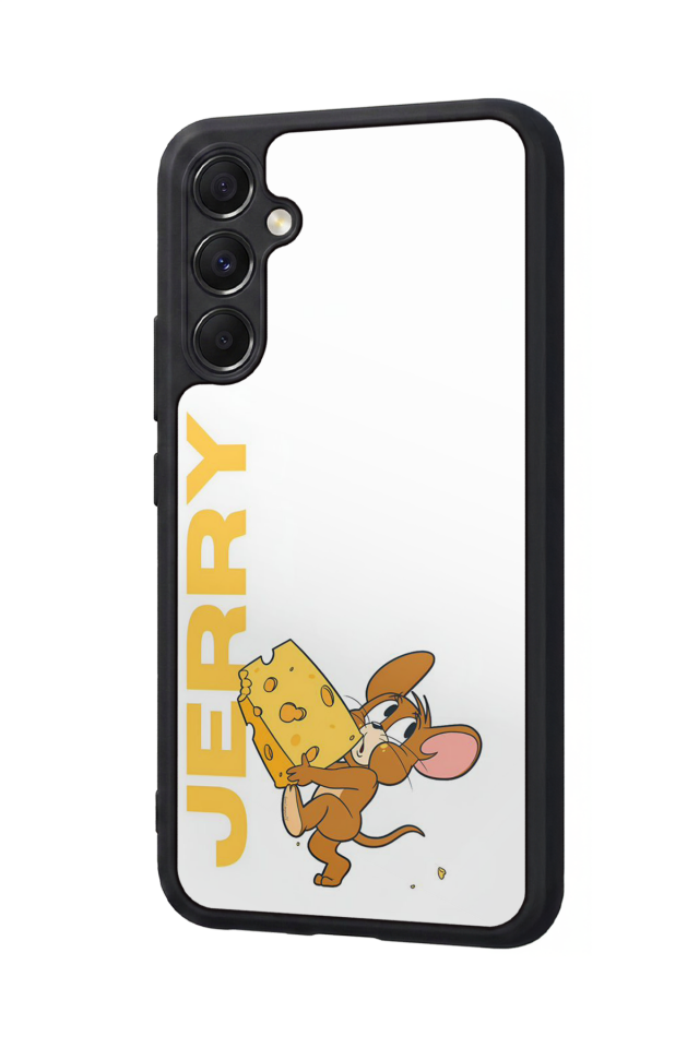 Samsung Galaxy M34 Uyumlu Tom And Jerry Tasarımlı Glossy Premium Kılıf