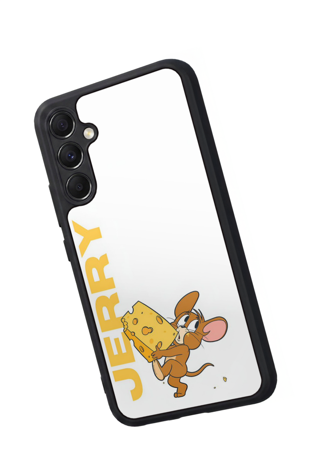 Samsung Galaxy M34 Uyumlu Tom And Jerry Tasarımlı Glossy Premium Kılıf
