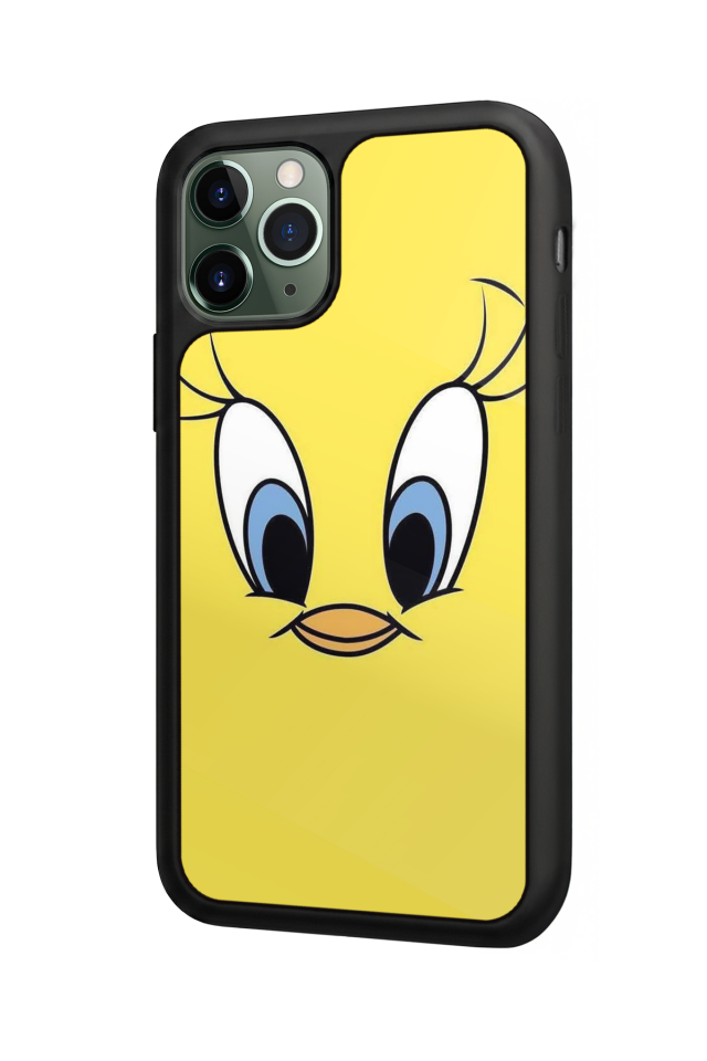 iPhone 11 Pro Max Uyumlu Tweety Tasarımlı Glossy Premium Kılıf