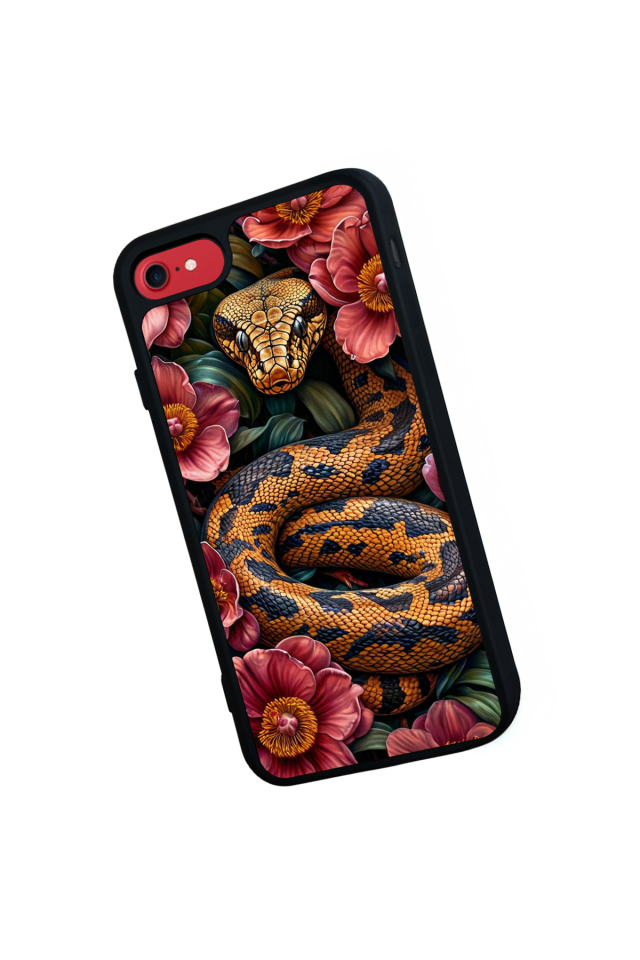 iPhone 7 Uyumlu Yılan Tasarımlı Glossy Premium Kılıf