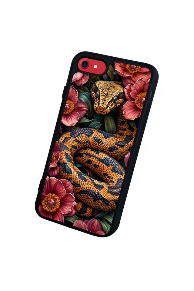 iPhone 7 Uyumlu Yılan Tasarımlı Glossy Premium Kılıf