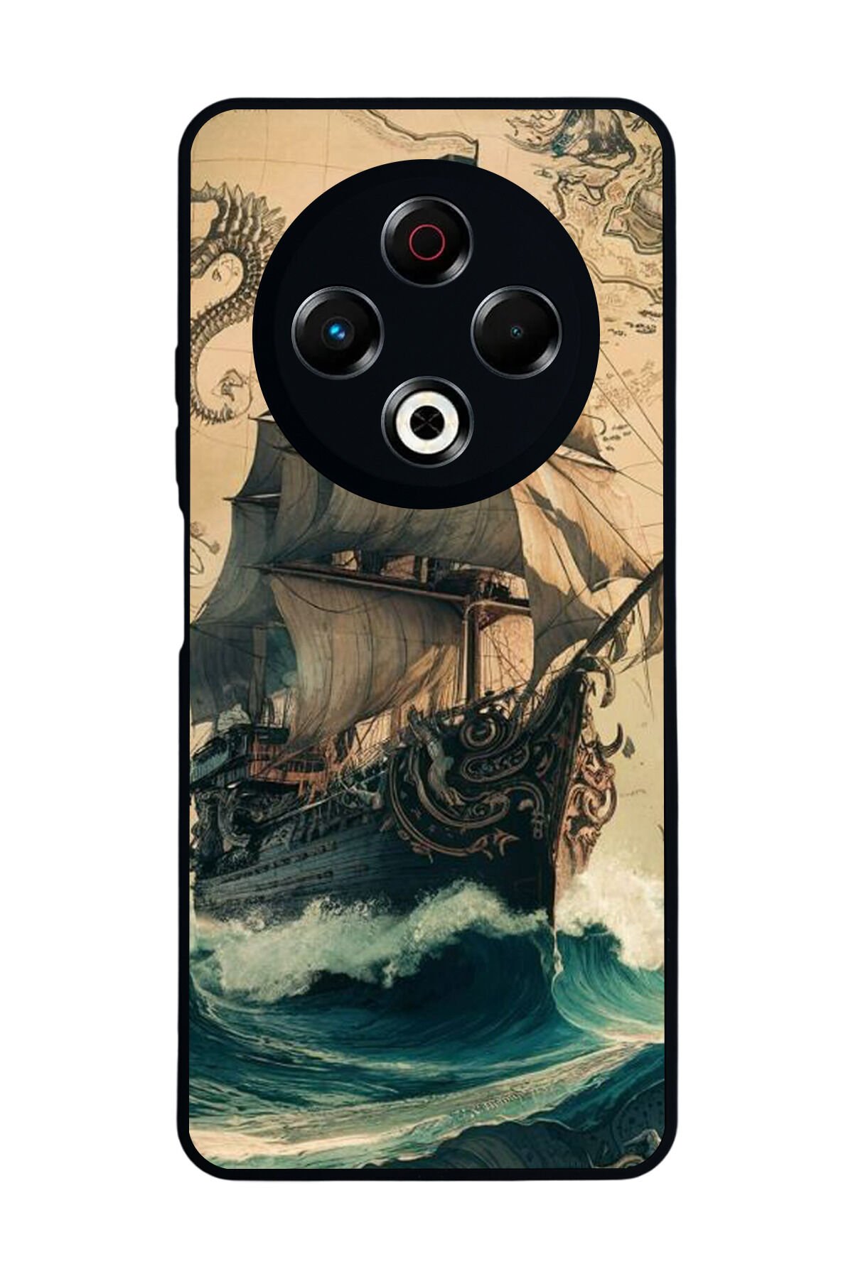 Tecno Spark 30 Uyumlu Korsan Tasarımlı Glossy Premium Kılıf