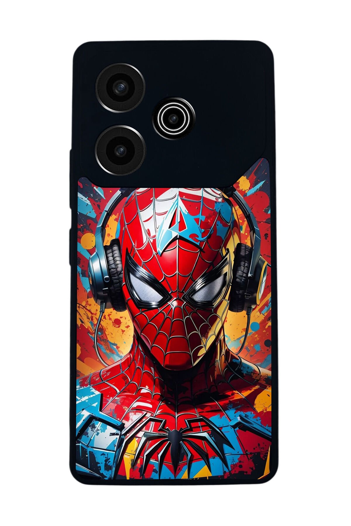 Tecno Pova 6 Uyumlu Spider Man ( Örümcek Adam ) Tasarımlı Glossy Premium Kılıf