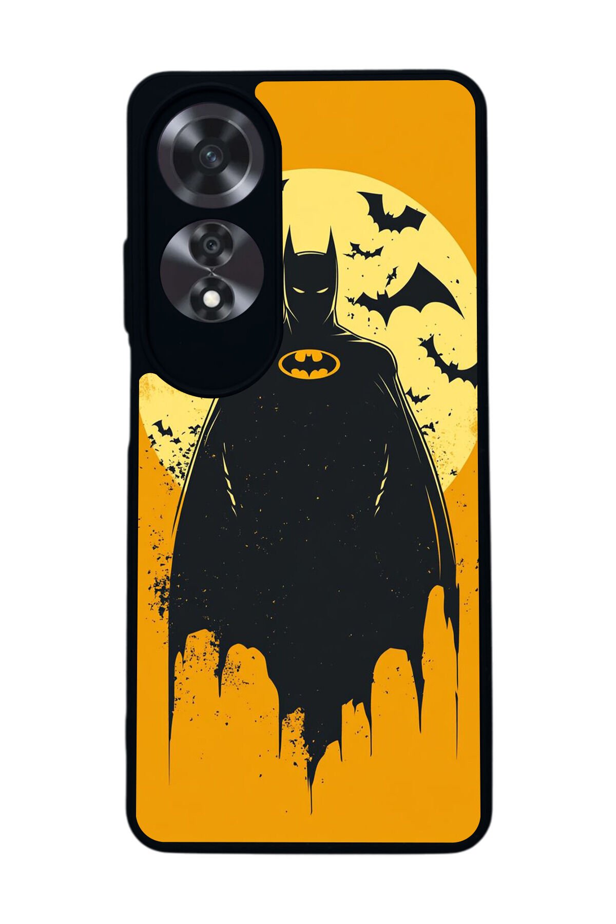 Oppo A60 Mat Siyah uyumlu Kılıf – Yumuşak Silikon, Koruyucu, Şok Emici Kapak