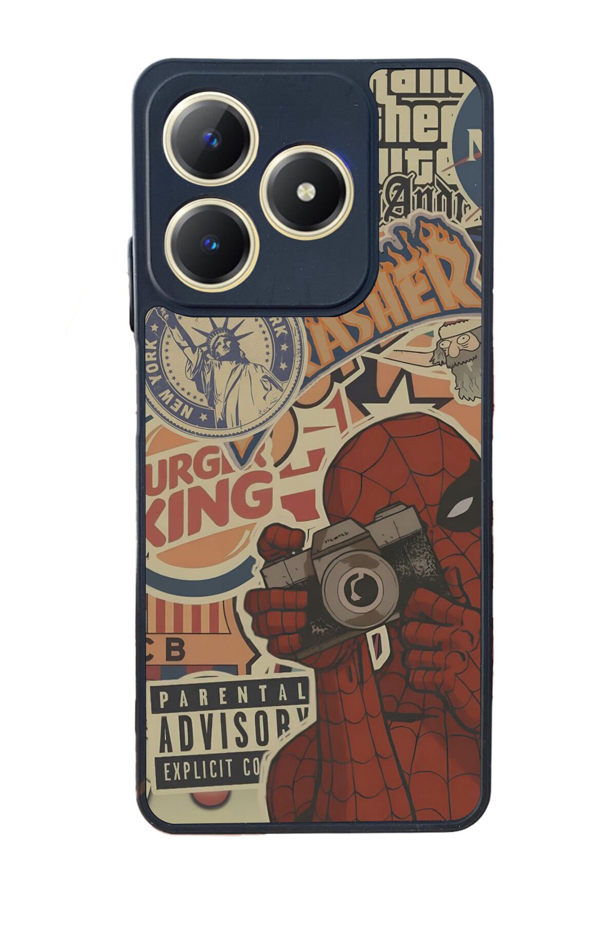 Realme C63 Mat Uyumlu Siyah Kılıf – Yumuşak Silikon, Koruyucu, Şok Emici Kapak