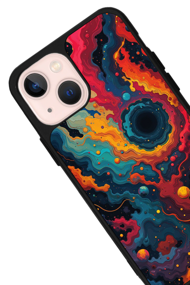 iPhone 15 Uyumlu Abstract Tasarımlı Glossy Premium Kılıf