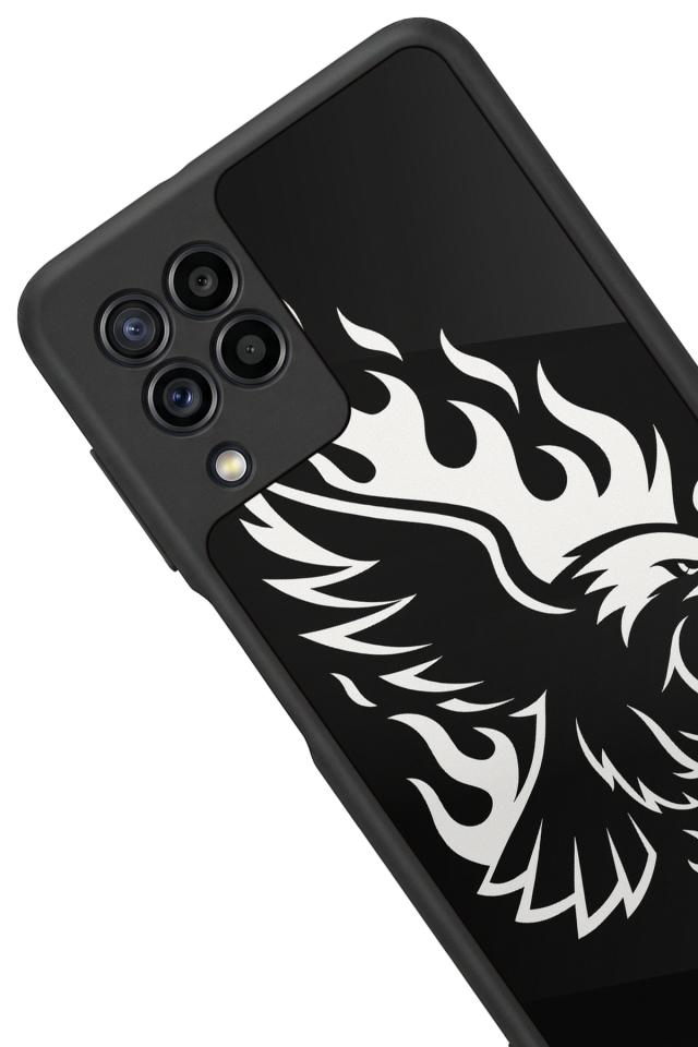 Samsung Galaxy M32 Uyumlu Besiktas Tasarımlı Glossy Premium Kılıf