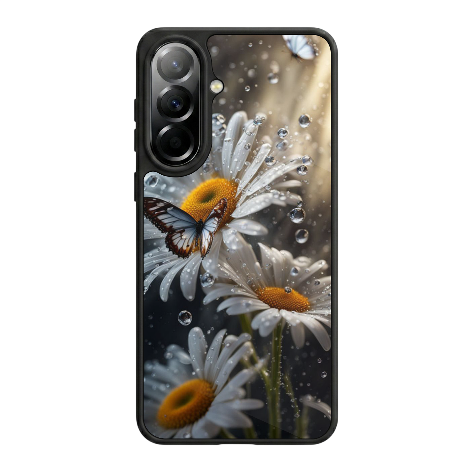 Samsung Galaxy A57 Uyumlu Cicek Tasarımlı Glossy Premium Kılıf