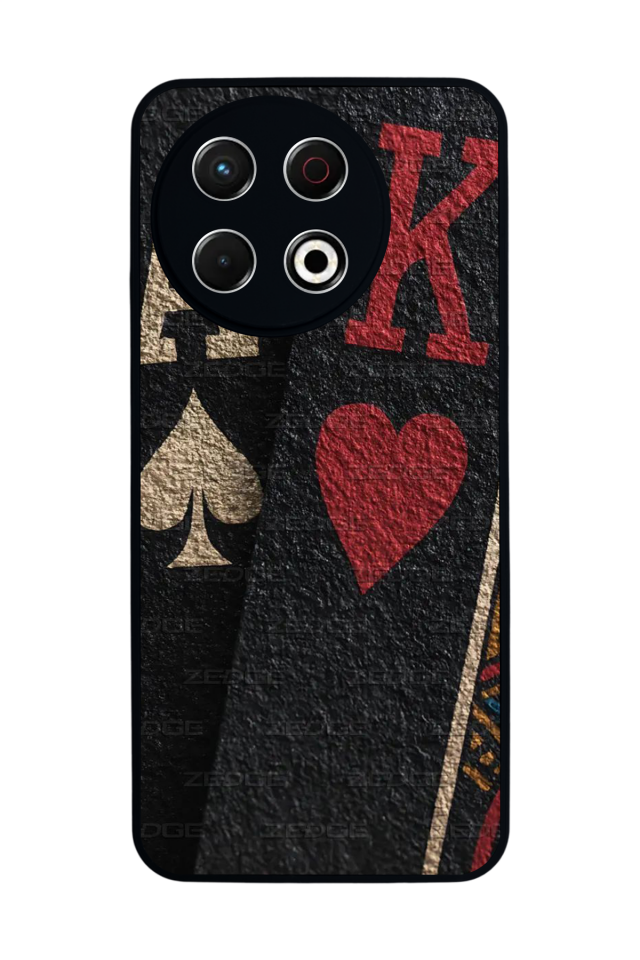 Tecno Spark 30 Pro Uyumlu Kart Tasarımlı Glossy Premium Kılıf