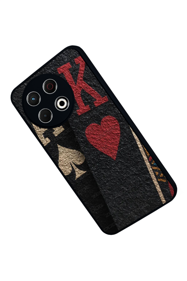 Tecno Spark 30 Pro Uyumlu Kart Tasarımlı Glossy Premium Kılıf