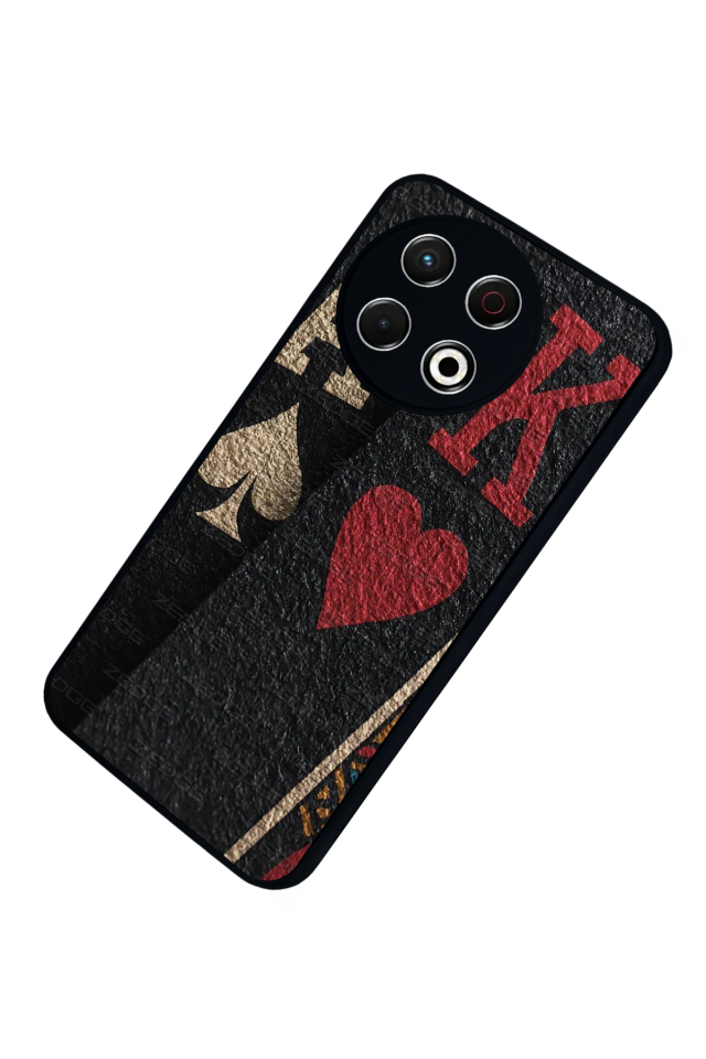 Tecno Spark 30 Pro Uyumlu Kart Tasarımlı Glossy Premium Kılıf