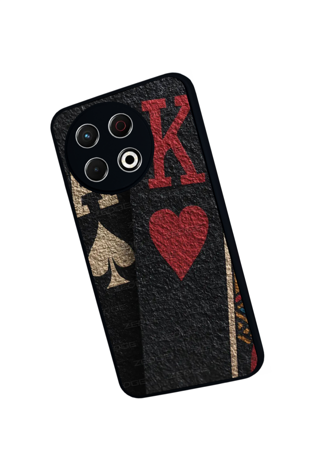 Tecno Spark 30 Pro Uyumlu Kart Tasarımlı Glossy Premium Kılıf