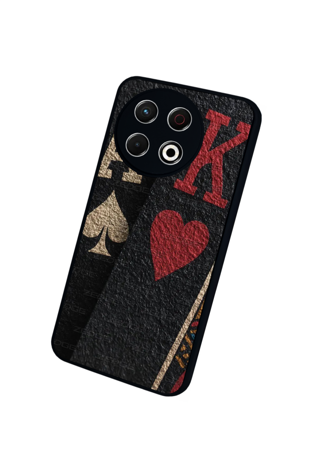 Tecno Spark 30 Pro Uyumlu Kart Tasarımlı Glossy Premium Kılıf