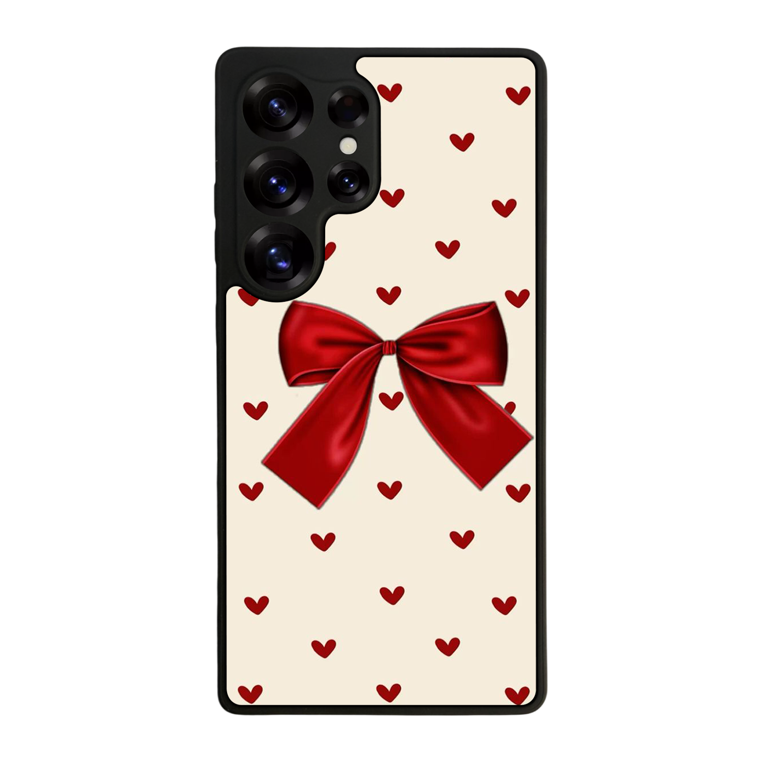 Samsung Galaxy S25 Ultra Uyumlu Kurdele Tasarımlı Glossy Premium Kılıf