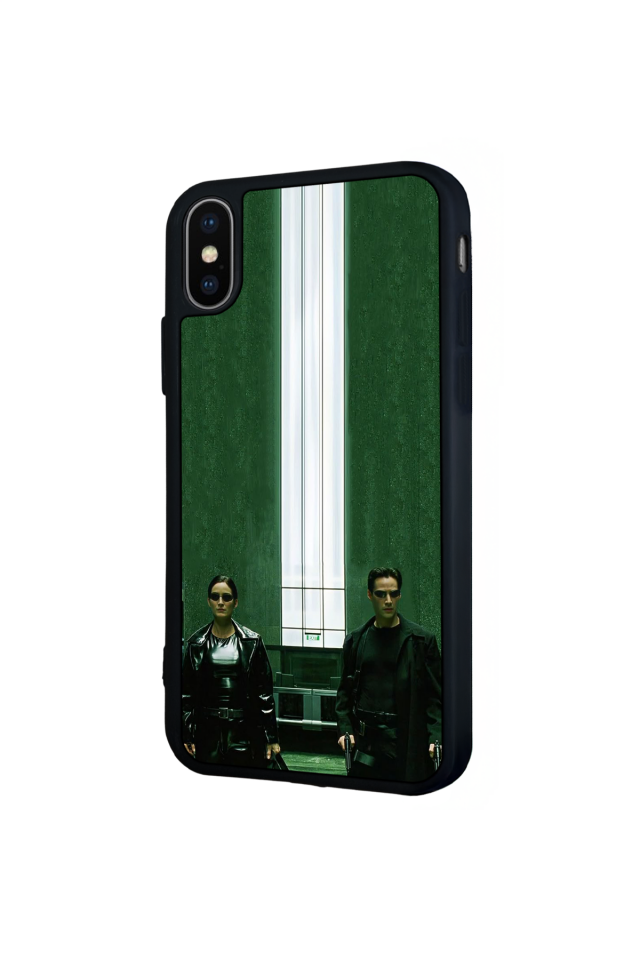 iPhone XS Max Uyumlu MatriiPhone XS Max Tasarımlı Glossy Premium Kılıf